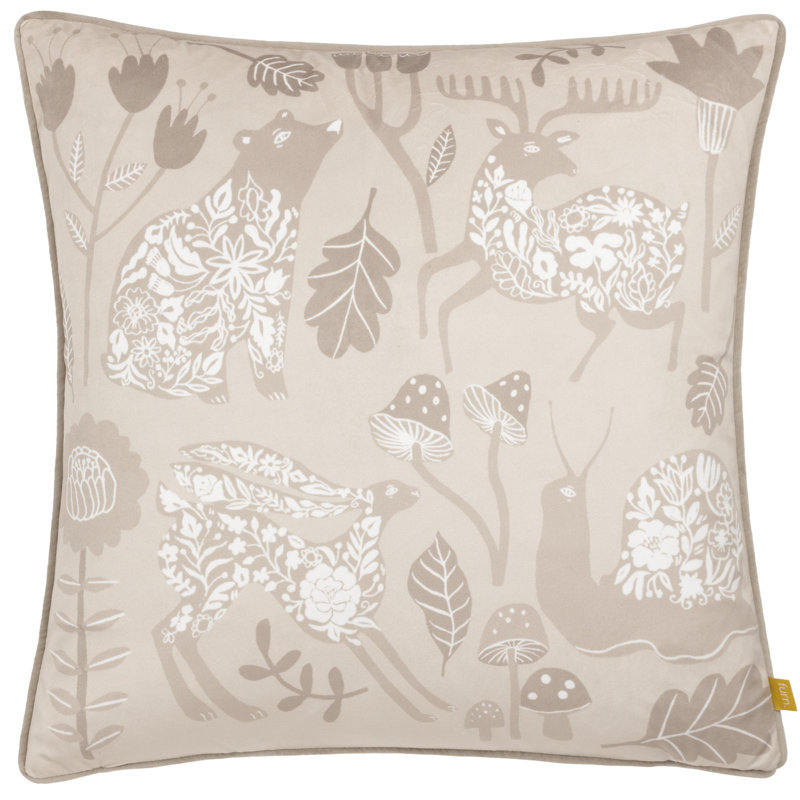 Nook Beige Square Cushion