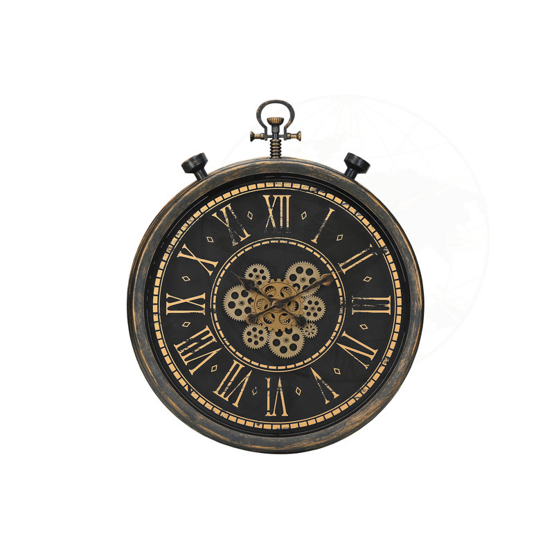24" Transitional Round Wall Clock