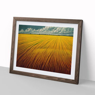 Bright Wheat Field - Single Picture Frame Print