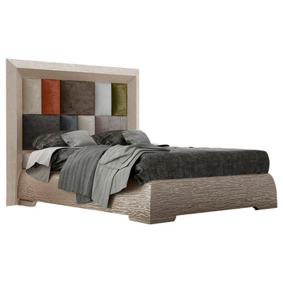 Upholstered Panel Bed