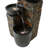 Aron Weather-Resistant Staggered Bowls Polyresin Outdoor Water Fountain with Light