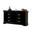 Louis Philippe III Black Finish Dresser-2097184009