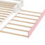 Lit simple en bois avec garde-robe mobile et lit gigogne intégré, bibliothèque blanche pour petits espaces de chambre d'amis-794675907
