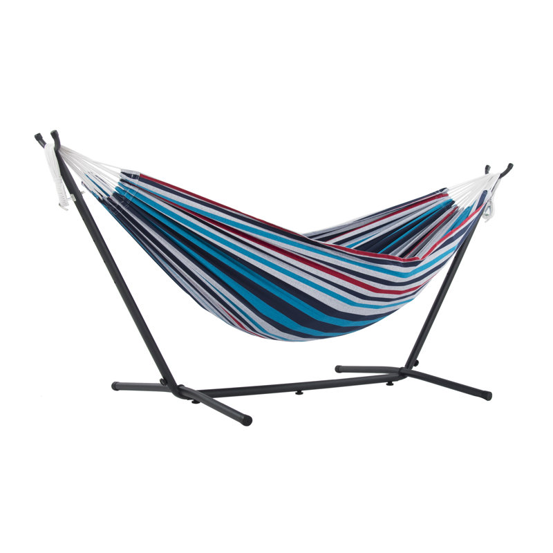 Emmaline Double Hammock with Stand, Denim