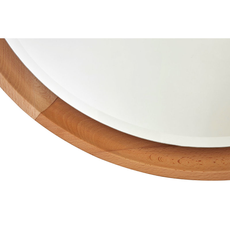 Angelica Solid Wood Flat Wall Mirror