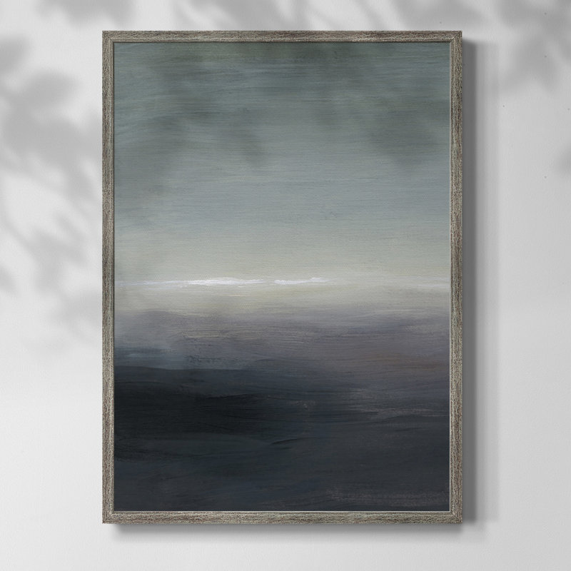 Windy Moor I, reproduction encadrée - bois massif, H 21 po x l 17 po