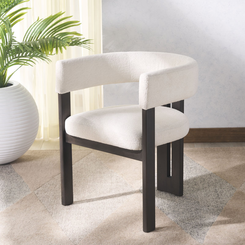 Lenita Boucle Dining Armchair