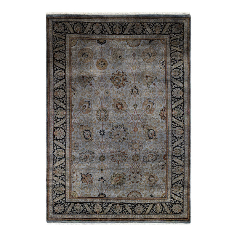 Fine Vibrance One-of-a-Kind 4' 7" X 6' 5" Hand Knotted Area Rug