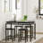 4 - Person Trestle Base Dining Set-1602280311-1602280312