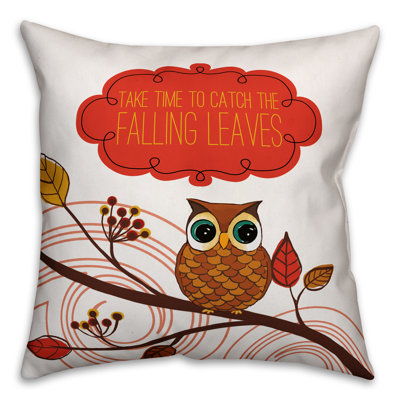 Friendly Fall Reminder Pillow Cover