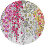 Orchid Garden 16" Vinyl Placemat