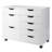 Halifax 6-Drawer Multi-Storage Mobile Cabinet in White, 26.09" H X 32.12" W X 15.83" D-1406940710