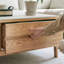 Table basse blanche et en pierre frittée Burlywood-109242770