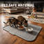 Tapis de litière extra large 90 x 68 cm, en silicone imperméable, pour plusieurs chats, gris-134581766