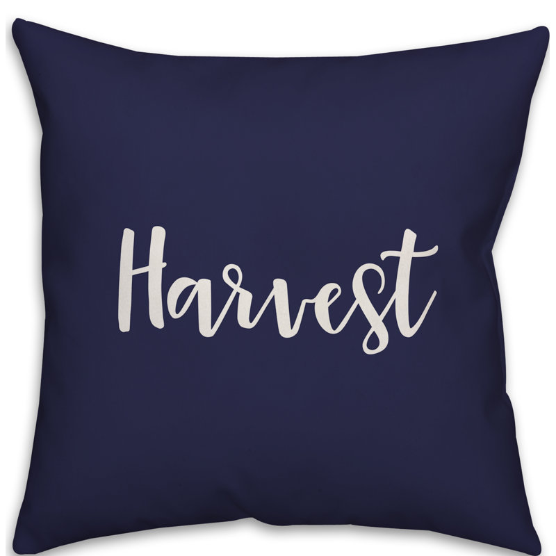  Coussin Harvest, Bleu marine, Coussin décoratif