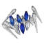 Ornements de Noël asymétriques en verre 36ct