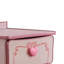 Table de chevet 2 tiroirs Norman en rose