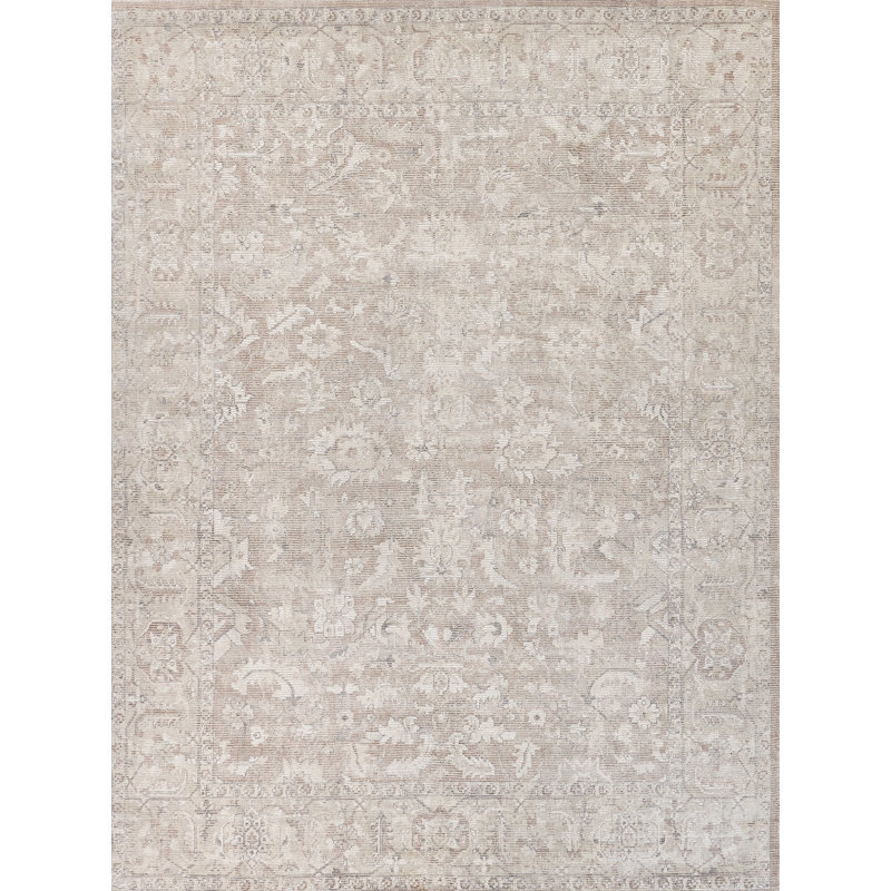 Tuscany Oriental Area Rug in Tan, Rectangle 12' x 15'