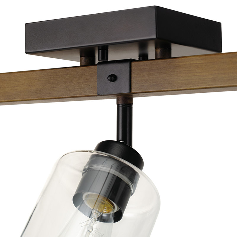 Baskin 24'' 3 -Light Fixed Track Track Kit with Dimmable