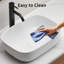 Classic Oval White Ceramic Lavatory Wash Basin For Bathroom, Fashionable Design Concept, Stain - Glaze Application, Quick Installation Procedure European Style Bathroom Vessel Sink, Solid Material, ,