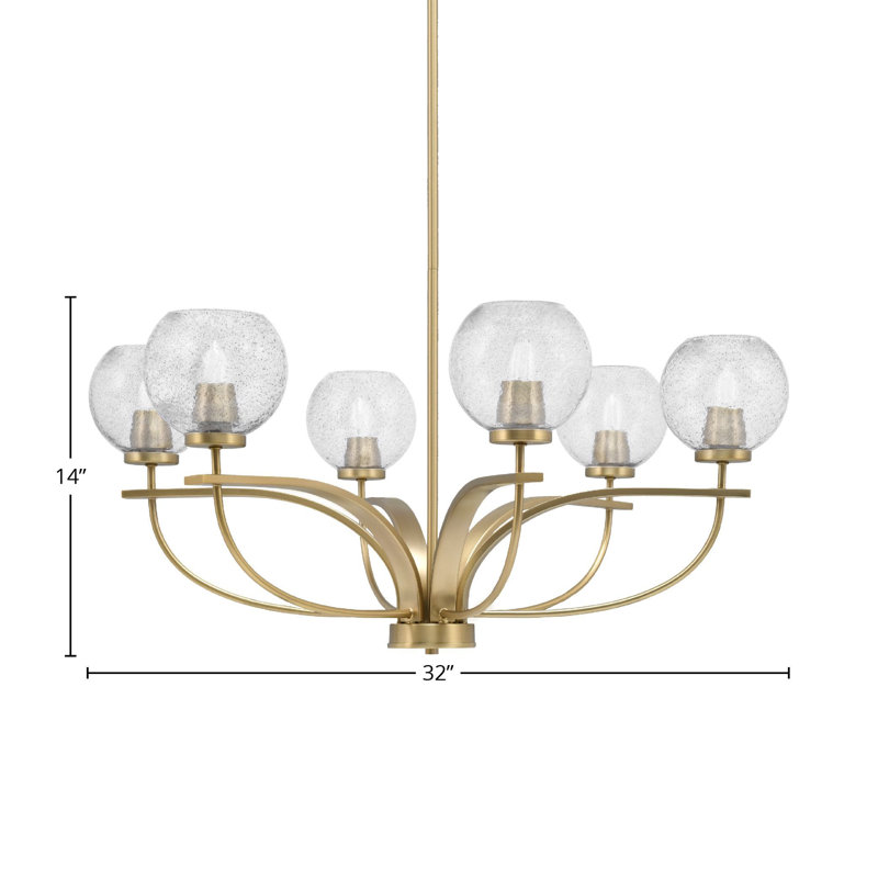Lustre classique / traditionnel à 6 lumières Unia