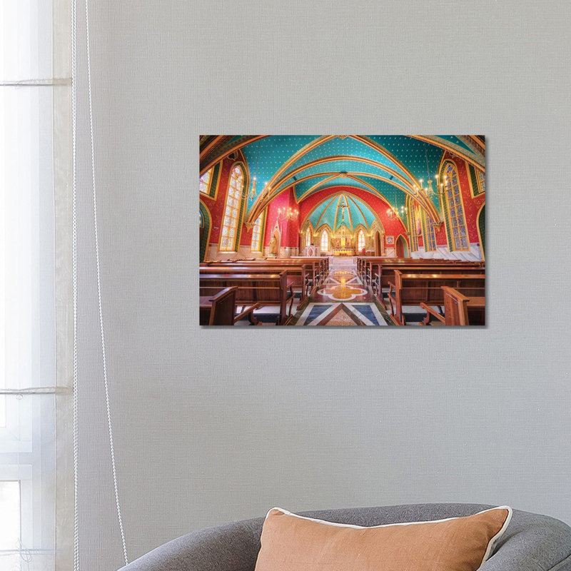 Interior Of The Cathedral II - Wrapped Canvas Print, 66.04 cm H x 45.72 cm W x 1.91 cm D