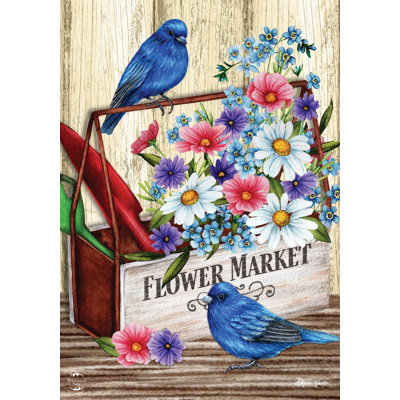 Drapeau du marché aux fleurs