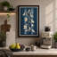 Flowering Stem Study Botanical 1 Piece Wrapped Canvas Wall Art-826596387-826596388