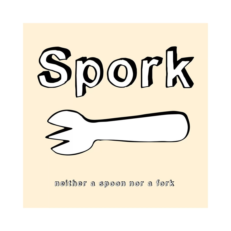 Spork (Neither A Spoon Nor A Fork) by Unknown Artist - Wrapped Canvas Gallery-Wrapped Canvas Giclée, 30.48cm H x 30.48cm W
