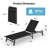 Outdoor Patio Aluminum Chaise Lounges With Adjustable Reclining Back (Set of 2)-1057037426