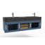 Ensemble de meuble-lavabo double mural 60 po Russett-240086609-240086623-263340073