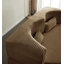 Canapé-lit moderne avec 2 coussins, canapé-lit convertible en velours côtelé rembourré de mousse, matelas pliant de 15 po pour le salon, lit d'invité, aucun assemblage requis-1913885238