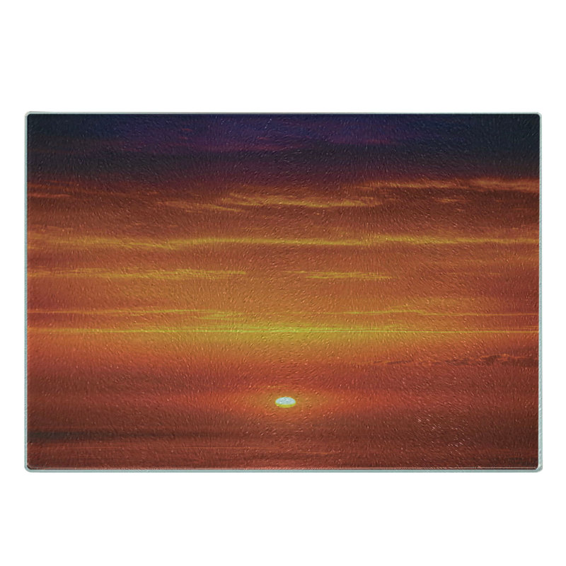 Planche à découper en verre trempé Ambesonne