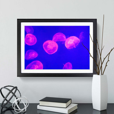 Pink Jellyfish - Picture Frame Painting Print
