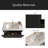 Bathroom Vanity With White Ceramic Sink-608025448