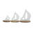 Phil 3-Piece Wood Sailboat Sculpture Set-2000595136