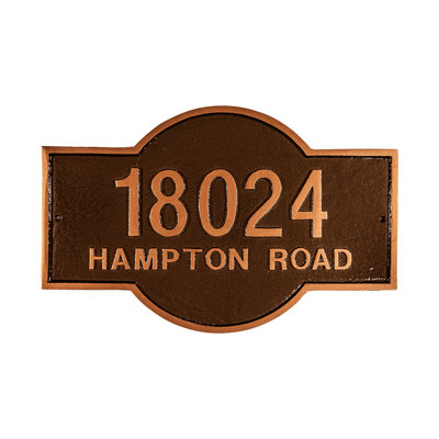 Canterbury 2-Line Lawn Address Sign