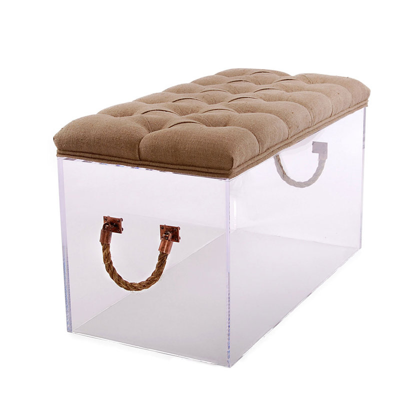 Bella Linen Upholstered Bench