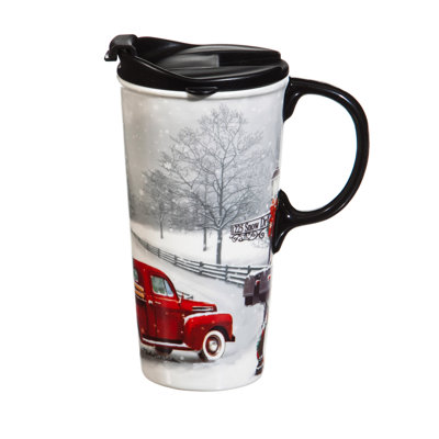 The Holiday Aisle® Ceramic Travel Mug