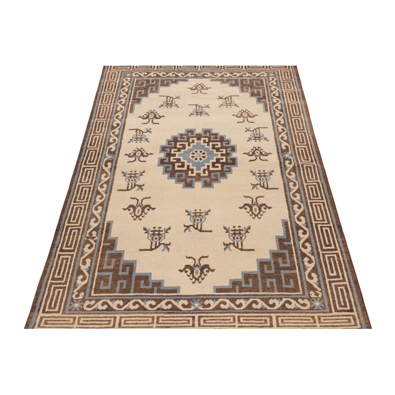 Modern Classics Hand Knotted Wool Area Rug, Rectangle 8' x 10'