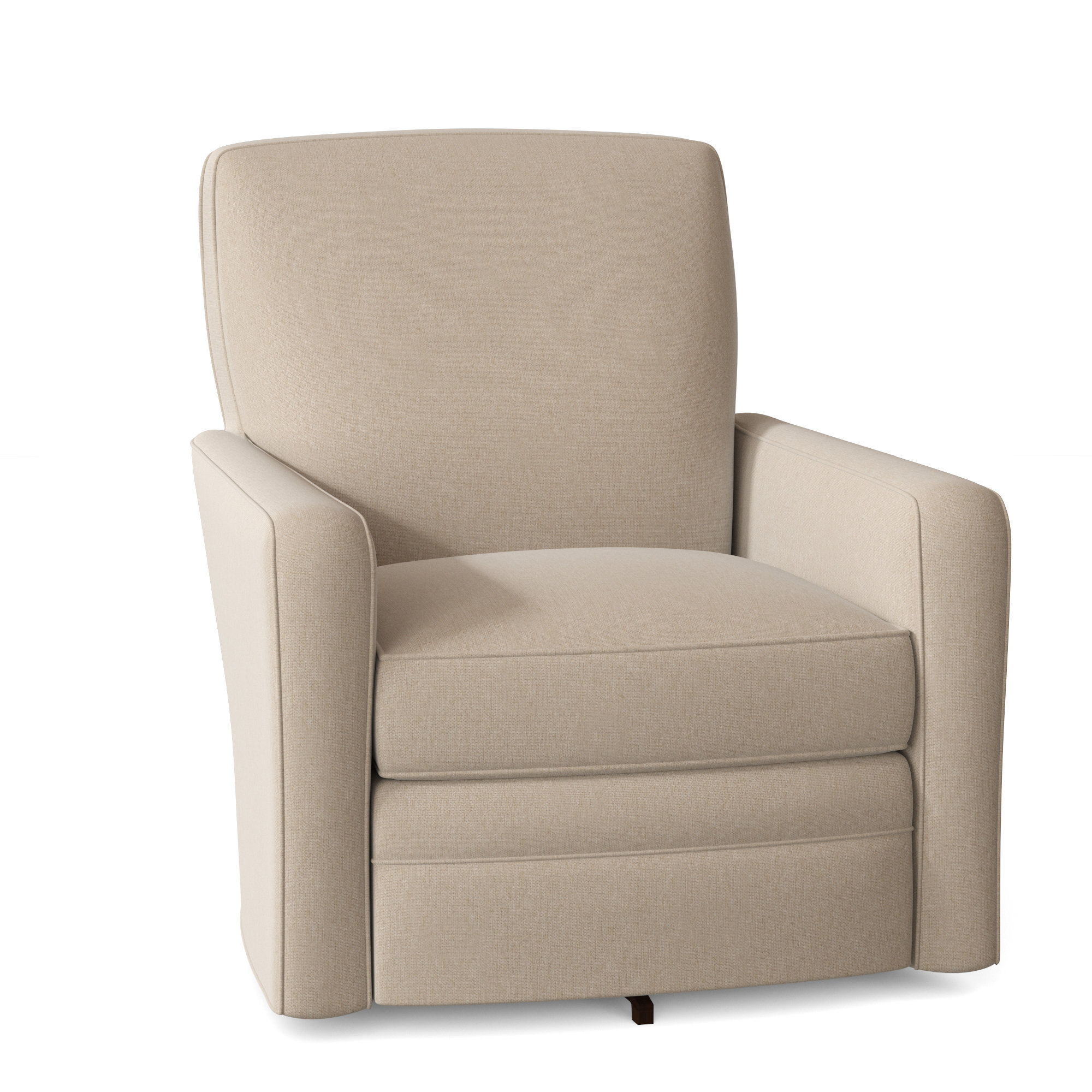 Idana Upholstered Swivel Armchair, Popstitch 10 Beige, No