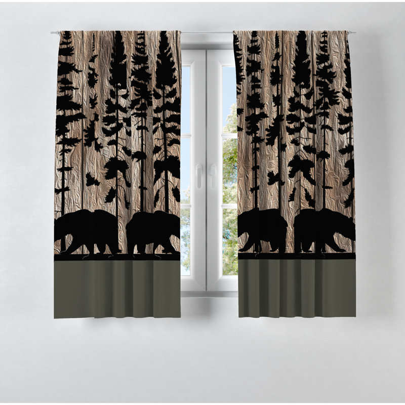 Semi Sheer Curtain Pair, 20" W x 61" L