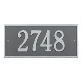 Hartford 1-Line Wall Address Plaque