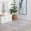Tapis oriental gris / blanc Athalie-338875442