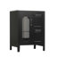 Meuble-lavabo 24 po avec lavabo, meuble-lavabo avec deux tiroirs et porte, tablette réglable-122273738