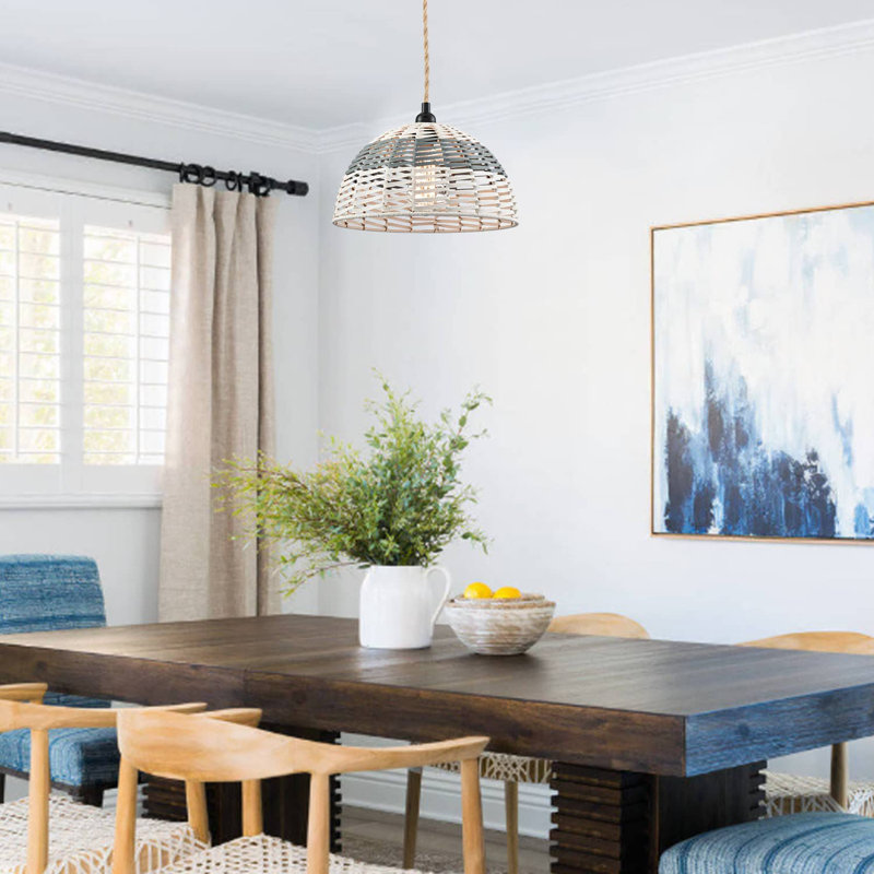 Luminaire suspendu en dôme avec interrupteur Farmhouse