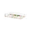 Fantasy Tropical White Acrylic Rectangle Decorative Tray-1736167053