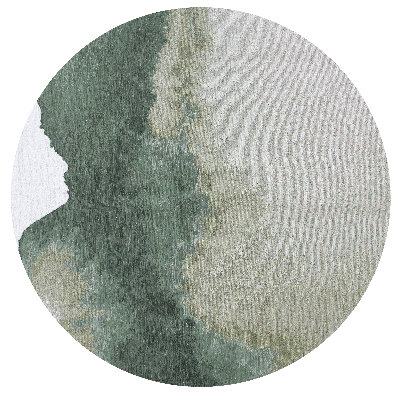 Abstract Recycled P.E.T Area Rug