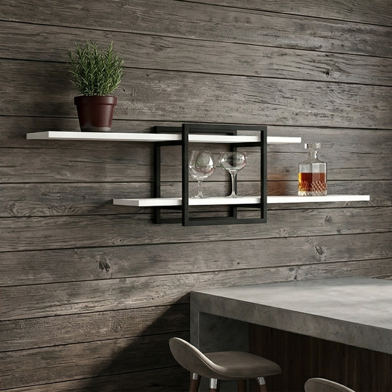 Modulus Geometric Floating Shelf