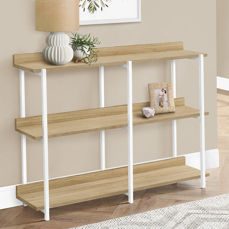 47.25'' Console Table, Natural, White